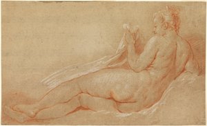 Estudio para desnudo reclinado
